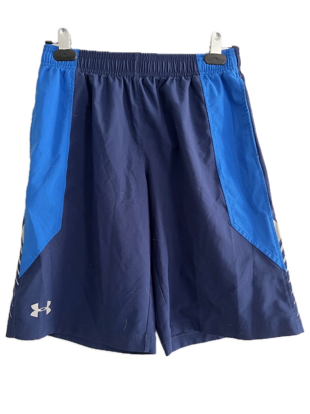 Under Armour Youth Boys Navy & Blue Athletic Gym Shorts